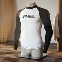 Long Sleeve Wave Shirt and Pants Quick-Dry Two-Piece Diving Suit Full Physique Snorkeling Suit Compression Fit for Surfing