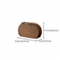Cat Shaped Jewelry Box Portable Wooden Cat Trinket Box Closure Personal Organizer for Women, Girls, Travel