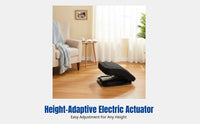 Elderly Lift Assist Pad, Electric Seat Riser, Sofa Chair Support, Adjustable Height, Remote Control Strap, Breathable Fabric