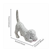 Dog Jewelry Holder Stylish Resin Dog Figurine Cute Home Decor for Entryway