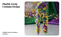 Multicolor Feather Boa Costume Accessory Colorful for Dance
