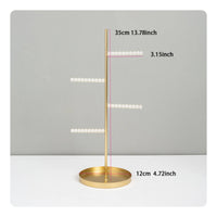 Earring Display Stand Freestanding Tabletop Accessory Organizer Space-Saving