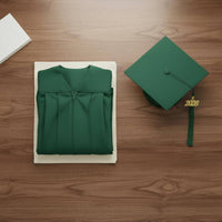 Graduation Cap and Gown Set 100% Polyester Bachelor's Graduation Robe