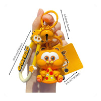 Orange Tabby Keychain, Cartoon Animal Bag & Car Charm