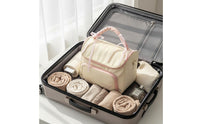 Travel Makeup Bag Multi-Compartment Large Capacity Makeup Case Easy to Clean