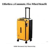 Front-Accessing Luggage Large Capacity Trolley Case Expandable Design