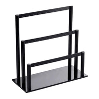 Three-Tier Earring Display Stand Easy to See Accessory Storage Sturdy