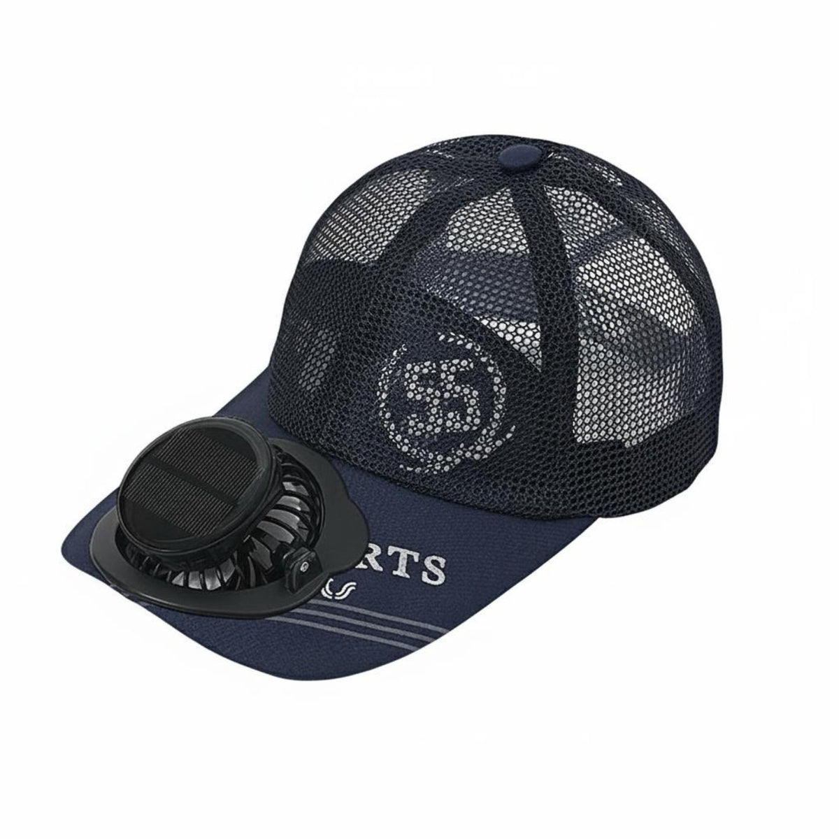 Sun Protection Solar Powered Fan Hat Lightweight Cooling Fan Hat Adjustable Fit for Men, Adults, Construction Site, Gardening, Fishing