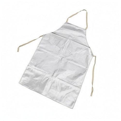 Aluminum Foil Apron Silver Heat-Resistant Apron Shiny