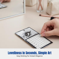 Face Crystal Sticker, DIY Floral Knot, Eye Corner Decoration
