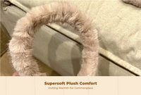 Non-Slip Plush Headband, Fuzzy, Easy Grip, Unisex