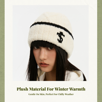 Double-Layered Winter Hat, Soft, Breathable