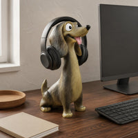 Dog Headphone Stand Decorative Creature Headphone Stand Cute for Office