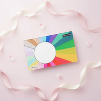 4 Pieces 4 Season Color Card Face Cutout Design Warm Cool Tone Chart