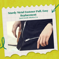 Universal Fastener Pull Tab for Jackets, Bags, Luggage