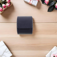 PU Leather Watch Roll Luxurious Lined Single Watch Storage Box Individual Accessory Organizer Elegant Design Removable Pillow