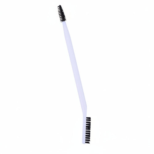 Angled Eyebrow Brush 2-in-1 Eyebrow Brush with Spoolie Easy to Clean for Travel
