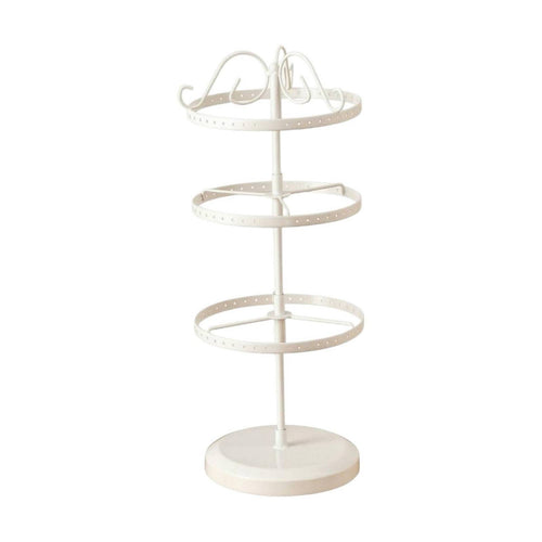 Rotating Earring Stand Freestanding Rotating Jewelry Rack 360° Rotation