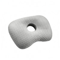Ear Hole Pillow Dipped Edge Side Sleeper Pillow Rounded Corners
