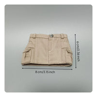 1/6 Scale Skirt Outfit Detachable Pocket Design 1/6 Female Figure Clothes
