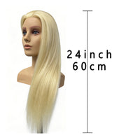 Mannequin Head with Shoulders Thick Hairdressing Doll Washable for Hairdressers