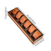 Watch Tray with Cushions Wooden wristwatch Display Tray Modern for Showcase