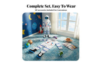 Astronaut Jumpsuit with Helmet Realistic Look Astronaut Jumpsuit Set for Adults