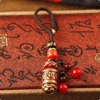 Engraved Charm Gold-Tone Fittings Brass Charm Decorative for Keyring