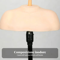 Shoulder Mannequin Base Molded Skin-Toned Hair Styling Head Support