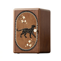 Wooden Jewelry Box Walnut Jewelry Box with Door Compact Organizer for Women, Dresser