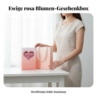Jewelry Gift Box with Soap Roses Romantic Design Eternal Flower Gift Box for Mom