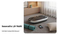 Bluetooth Music Fitness Vibration Platform with Handles Ultra-Thin Design Vibration Plate Exercise Machine Wireless Controller Control Body Shaker Exercise Machine Adjustable Speed Levels for Adults, Seniors, Home Gym, Indoor, Living Room