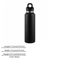 Hinged-Lid Water Bottle Hot or Cold Stainless Steel Water Bottle