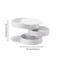 Multi-Layer Jewelry Organizer Dustproof Rotating Jewelry Box Desktop for Dresser