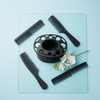 Multi-Hole Comb Rack Space-Saving Hair Styling Tool Organizer Long-Lasting