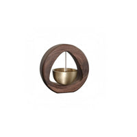 Wooden Wind Chime Solid Wood House Decoration Rounded