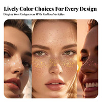 Shimmering Freckle Sticker Faux freckle-like dots Shimmering Freckle Decal for Parties, Women