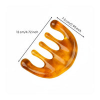Multi-Functional Meridian Comb Portable Gua Sha Comb Hand-Polished for Home Spa
