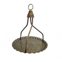 Turkish Coffee Tray Three-Legged Tray Stand Set Vintage-Style