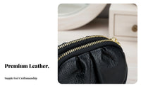 Pleated Coin Purse Small Size Mini Change Wallet Double Fastener Pouch Multi-Functional Zip Coin Pouch Minimalist Design