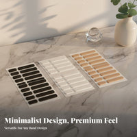 60 Pieces Cut to Fit Band Size Adjuster Soft and Comfortable Invisible Band Spacer Pad