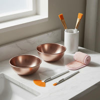 24 Pieces Face Mask Mixing Tool Set Stainless Steel Bowls for Home Use