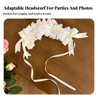 Multitier Tulle head covering Elegant Vintage & fashion Cosplay hair accessorypiece Attached Comb for Adults