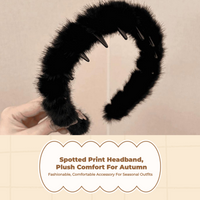 Plush Tiger Headband, Soft, Party, Autumn Outfit