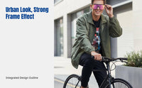 Oversized Punk Sunglasses, Shield Frame, Stylish Protection, Outdoor Cycling, Unisex Edgy Look