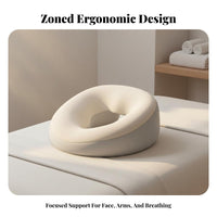 Massage Face Cradle Supportive Memory Foam Face Cradle Ergonomic Design