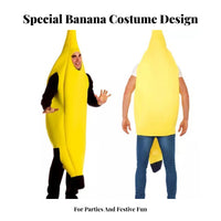 Gender-Neutral Banana Costume Lightweight Adult Banana Costume Comfortable Fit for Adults, Halloween, Stage Performances, Festivals