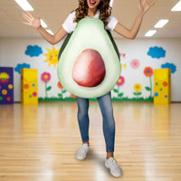 Fruit Half Costume Sleeveless Adult Fruit Costume Universal Size Dressing up Outfit for Performance