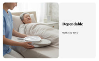 Bedpan with Lid Easy to Clean individual assistance Aid Ergonomic Shape for assistancegivers