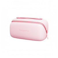 Capsule Makeup Bag Top Zipper Travel Organizer Rounded Rectangular